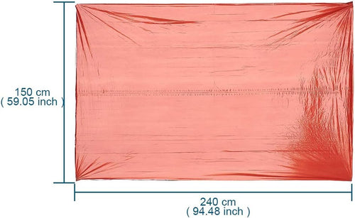 Waterproof Emergency Tent 2 Person Tent Survival Shelter Ultralight Survival Emergency Insulated Blanket for Camping Hiking, Orange