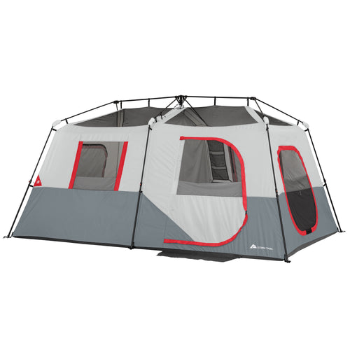 13' X 9' 8-Person Instant Cabin Tent with LED Lights, 36.9274 Lbs