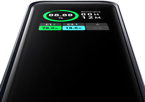 Anker - Power Bank (20000Mah, 200W, 3-Port) - Black