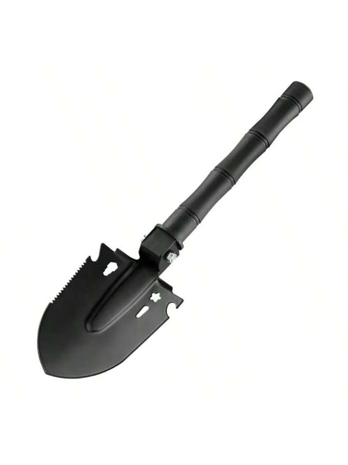 Foldable Portable Truck Mounted Engineer Shovel Camping Tent Outdoor Shovel Self-Defense Survival Tool Compass Storage Bag