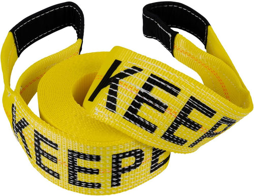 Tow Straps Heavy Duty with Loops - 4" X 30' Recovery Strap, 20,000 Lbs Break Strength - Towing Strap for Cars, Trucks, and Suvs