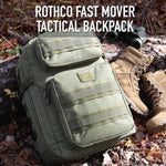 Fast Mover Tactical Backpack - Outdoor Hiking Pack for EDC Essential Gear (Red)