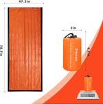 Emergency Sleeping Bag Survival Bag, Portable Waterproof Thermal Bivy Sacks,Bivvy Bags,Camping Mylar Sleeping Bag Survival Gear Emergency Blankets Survival Shelter