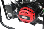 Simpson 6875 Watt Portable Generator, Quiet Gas Generator with Handle and Wheels, 2 120V Duplex Outlets, 120V/240V 4-Prong Outlet, 120V 3-Prong Outlet, 5500 Running Watts, CO Sensor (SF5568)