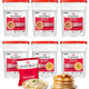 3 Month Emergency Food Supply - 894 Servings, 6 Buckets, Freeze Dried Protein Meals, Disaster Survival Food Storage Kit, Ready to Eat, Camping Essentials, up to 25 Year Shelf Life