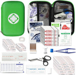 275Pcs Travel First Aid Kits for Car Emergency Preparedness Items Urgent Accident Essentials Set Survival Gear Equipment Sports First Aid Kits for College Dorm Student, Home, Boat, Green