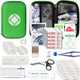 275Pcs Travel First Aid Kits for Car Emergency Preparedness Items Urgent Accident Essentials Set Survival Gear Equipment Sports First Aid Kits for College Dorm Student, Home, Boat, Green