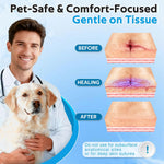 Veterinary Surgical Skin Glue, Strong Surgical Adhesive with 10 Precise Applicators, Blue Tinted Fast Acting Waterproof Wound Closure for Pets Dogs Cats, Pain Free & Stress Free(1 Pack,3Ml)