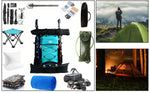 60L Travel Hiking Camping Backpack with Rain Cover, Backpack Water Resistant,Climbing Backpack for Men Women