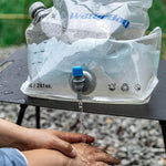 8L Camping Water Bag with Faucet Portable Water Container Folding Water Storage Carrier Jug Outdoor Water Pouch for Camping