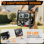4400W Inverter Generator Gas Powered, Portable Gas Generator for Home and Outdoor Use, Leightweight and ECO Mode
