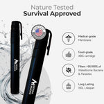 Survival Bundle – Pure Water Straw with Emergency Mylar Sleeping Bag – Ultralight, Portable Gear for Camping, Hiking & Emergency Preparedness