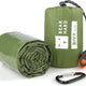 Emergency Sleeping Bag Bivy Sack with Paracord, Ultralight Waterproof Thermal Survival Bivvy Bag Survival Shelter Emergency Blanket for Camping, Hiking, Backpacking