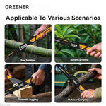 SK5 Steel Folding Saw - Thickened Rustproof Adjustable Hand Wood Saw for Professional Woodworking & Outdoor Use