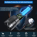 Gehavin Super Bright Flashlight 990000 High Lumens,High Powered XHP160.5 Led ...