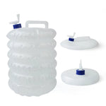 5L-15L Outdoor Collapsible Water Bag Camping Foldable Water Containers Drinking Multifunction Telescopic Storage Water Bottle
