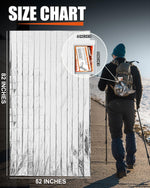 5-Pack Emergency Thermal Blankets, Heavy Duty Mylar Space Blanket with Ultimate Body Heat Retention for Camping Survival Kit, Car Emergency and Hiking, Waterproof & Windproof