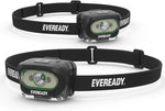 Rechargeable LED Headlamps by  (2-Pack), IPX4 Water Resistant Head Lights for Running, Camping, Emergency, Outdoors (USB Cable Included),Black (2-Pack),Adjustable