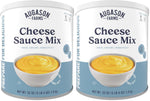 Cheese Sauce Mix Can Emergency Food Supply, 87 Servings, 10 Year Shelf Life - Shelf Stable Cheddar Cheese Powder Canned Food (Pack of 2)
