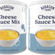 Cheese Sauce Mix Can Emergency Food Supply, 87 Servings, 10 Year Shelf Life - Shelf Stable Cheddar Cheese Powder Canned Food (Pack of 2)