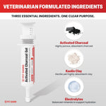 Activated Charcoal for Dogs & Cats (60 Ml) | Emergency Pet First Aid for Accidental Ingestion & Digestive Support | Simple to Dose, Ready-To-Use | Chicken Flavored