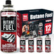 Butane Fuel Canisters - 12 Pack, 8oz