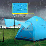 Camping Tents 2 Person, Lightweight Backpacking Tent for Hiking and Biking, Waterproof, Packs Light and Compact 4.2Lb