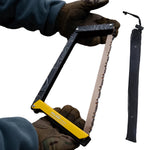 Folding Saw with Storage Bag Portable Wood Saw Aluminum Alloy Camping Foldable Hand Saw Outdoor Hiking Survival Tools