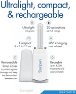 Ultralight UV Water Purifier - Water-Activated USB Rechargeable Pen, 3 Oz, Purifies 1L in 90 Seconds - Camping, Backpacking & Travel