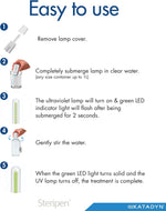Ultralight UV Water Purifier - Water-Activated USB Rechargeable Pen, 3 Oz, Purifies 1L in 90 Seconds - Camping, Backpacking & Travel