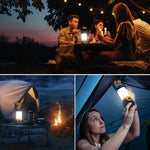 Rechargeable LED Camping Lantern with Power Bank Function, 1000 Lumens Camping Lights, 5 Lighting Modes, Ideal for Power Outages, Emergencies, Hurricane, Home and More