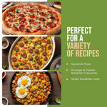 Dehydrated Diced Bell Peppers Emergency Food Supply, 113 Servings, 25 Year Shelf Life, Red and Green Peppers - Dehydrated Meals, Survival Food Camping Essentials Can