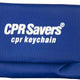 & First Aid Supply CPR Face Shield Mask Keychain Kit with Gloves for CPR Training and Rescue (1, Blue)