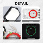 Compass Hiking Survival, Wilderness Survival Compass for Kids- Magnetic Gear Set Navigation Map- Backpacking Camping Hunting Survival