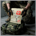 11Pcs IFAK Trauma Kit, First Aid Kit Refill Supplies with Non-Vented Chest Seal, 6" Emergency Trauma Bandage & Compressed Gauze, Tactical Trauma Medical Supplies for Combat Wound Care