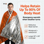 Mylar Blankets 8 Pack - Waterproof Emergency Blanket - Rip and Tear Resistant Survivalist Gear - Emergency Thermal Blanket for Outdoor Survival