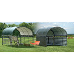 12 Ft. D X 12 Ft. W Enclosure Kit for Corral Shelter in Green with Uv-Treated, Heat-Sealed Panels