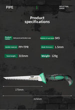Handheld Manual Saw Wall Panel Saw Household Woodworking Saw Express Park Forest Garden Art Saw Gypsum Board Saw