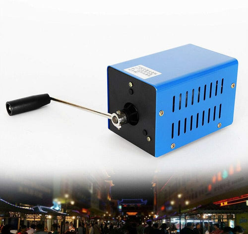20W Hand Crank Generator, Upthehill Portable Crank Generator Multifunction Hand USB Generator Crank Emergency USB Charger Generator for Outdoor Travel Camping Hiking Survival