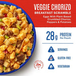 Veggie Chorizo Breakfast Scramble Food (6 Pouches) | Freeze Dried Backpacking & Camping Emergency Food ✅