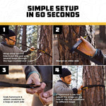 Camping Hammock ? up to 500Lbs Portable Hammock with Tree Straps - Travel, Backpacking, Hiking, Outdoors Camping Gear - Single or Double