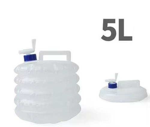 5L-15L Outdoor Collapsible Water Bag Camping Foldable Water Containers Drinking Multifunction Telescopic Storage Water Bottle