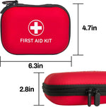 138 Pcs Mini First Aid Kit Travel Size, TSA Approved Small First Aid Kit for Car, Hiking & Home, Compact Travel Medicine Kit, Med Kit