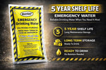 Mayday Pouch Water, Coast Guard Emergency Water, 5-Year Shelf Life, Disaster Preparedness Supplies For, Earthquake, Fire, Flood, Leak-Proof Pouches, 4.225 Oz/125Ml 50 Pack