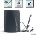 12V Camping Shower Portable - High Pressure Outdoor USB Rechargeable Camping Shower - Kit with 9 Gallon Water Bag - Van Life RV Beach Hiking Dog Washing