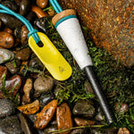 | Z?nden PRO Ferro Rod Fire Starter Survival Tool ? up to 15,000 Strikes, 3/8" Thick Fire Steel with Wood Handle, Striker & Lanyard ? Waterproof Camping Essentials (Alotta Colada)