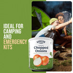 Dehydrated Chopped Onions Emergency Food Supply, 130 Servings, 25 Year Shelf Life, Great for Cooking and Baking - Dehydrated Meals, Survival Food Camping Essentials Can
