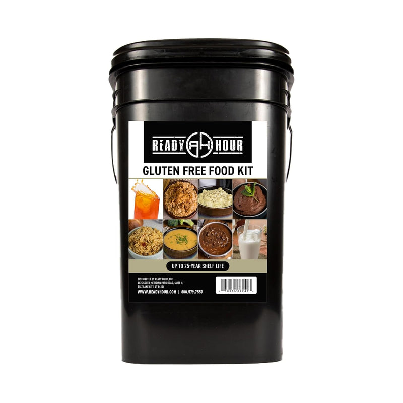 Gluten-Free Food Kit (120 Servings), Gluten-Free Survival Kit, Freeze-Dried Survival Food Storage, Emergency Preparedness, Prepper Supplies, 25-Year Shelf Life