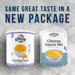 Cheese Sauce Mix Can Emergency Food Supply, 87 Servings, 10 Year Shelf Life - Shelf Stable Cheddar Cheese Powder Canned Food (Pack of 2)