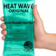 Instant Heat Packs Medium (5×9”)- Medical Grade Reusable Green 1-Pack Fast and HOT - Made in USA for Muscle Aches, Back, Arm, Shoulder, Pain Relief, Warmth on the Go; Heating Pad Click Heat